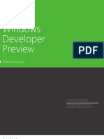 Windows Developer Preview-Windows8 Guide
