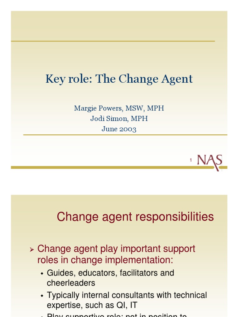 Change Agent | PDF | Leadership | Social Psychology