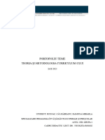 Rusnac, Căs. Rădeanu Ramona-Mihaela, Pipp, Anul I, Grupa 1, Portofoliu Teme Teoria Și Metodologia Curriculum-Ului