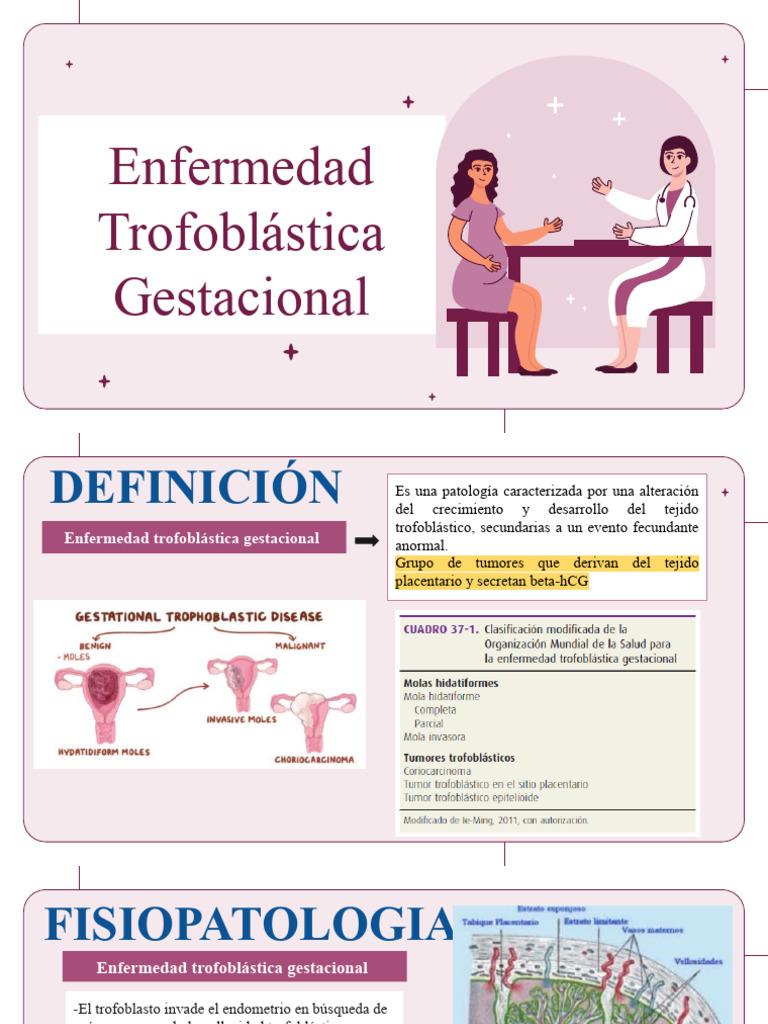 Enfermedad Trofoblástica Gestacional | PDF | El embarazo | Cáncer