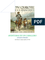 Don Quijote de La Mancha Obra Literaria PDF