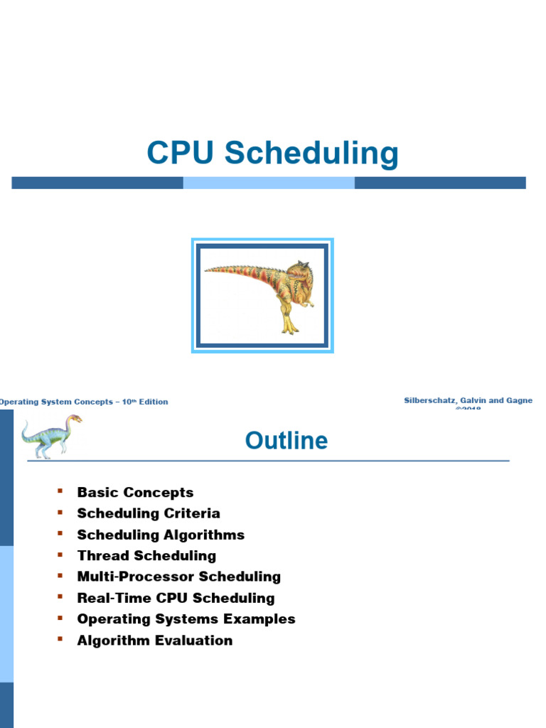 CH 5 | PDF | Scheduling (Computing) | Process (Computing)