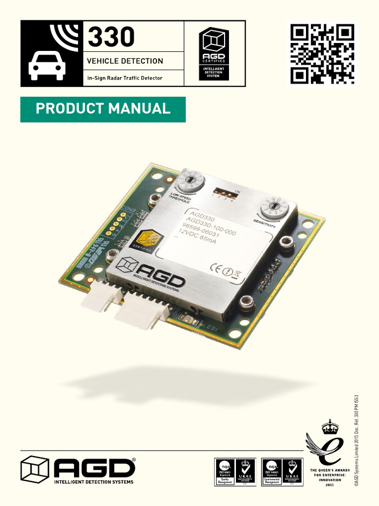 AGD 330 In-Sign Radar Detector Manual | PDF | Radar | Switch