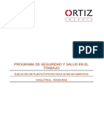 2014 100 Programa de Salud y Seguridad en El Trabajo PLANTA FOTOVOLTAICA MARCOVIA