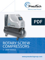 Pneutech Rotary Screw Compressors 3 - 20hp Range