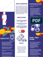White and Blue Pharmaceutical Science Trifold Brochure