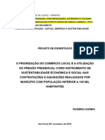 Projeto de Dissertação - Mestrado - Rogério Garbin