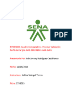 Cuadro Comparativo - Proceso Validación Perfil de Cargos. GA2-210201041-AA4-EV01