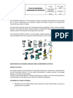 SST-MAQ-009 Ficha de Seguridad Herramientas Electricas