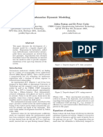 Submarine Dynamic Modeling