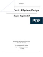 CSP732 Example Case Study - Oxygen Stage Control Design and Project Management