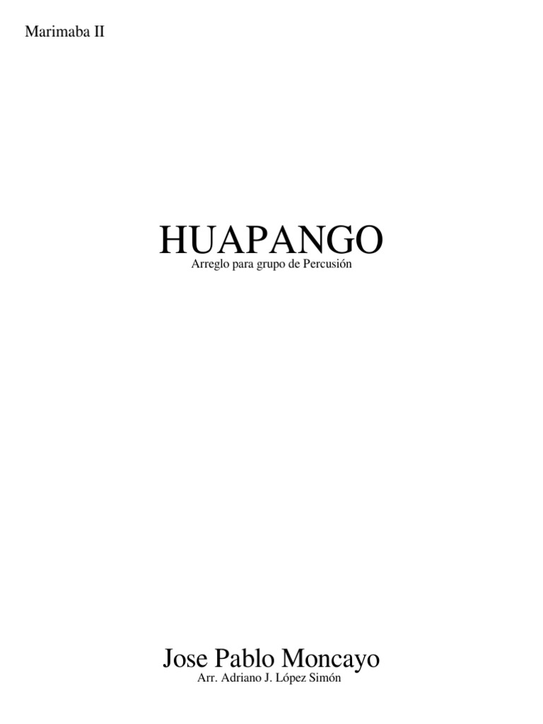 Marimba 2huapango PDF