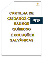 Cartilha de Cuidados Com Banhos Quimicos e Solucoes