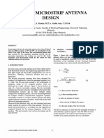 BowTie Microstrip Antenna Design