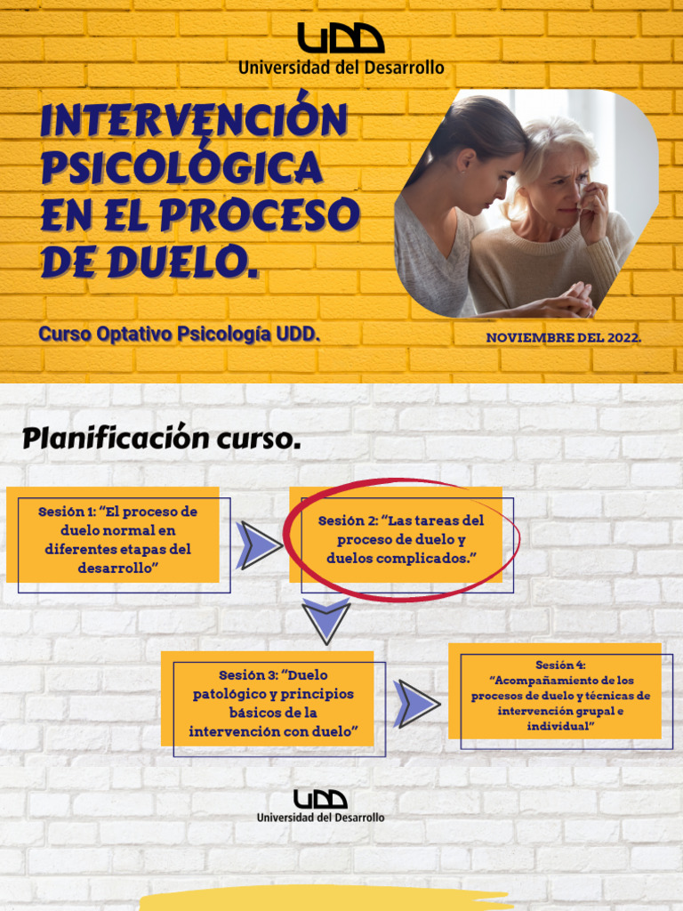 Sesión 2 Las Tareas Del Proceso De Duelo Y Duelos Complicados Pdf