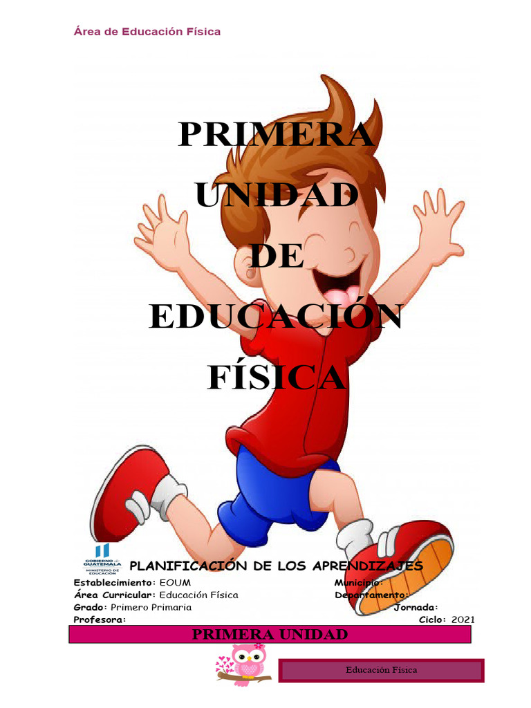 Educación Fisica Primero Anual Pdf Evaluación