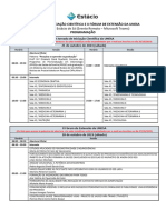 Programação Completa Xi Jic e X Fextunesa