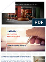 Clase 09 Presentación 06-09-2023 Derecho Procesal Administrativo Oscar Blanco Cuenca