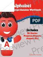 Alphabet Reading Comprehension Workbook Preview