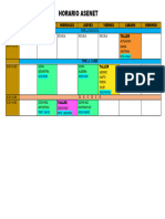 Horario Asenet