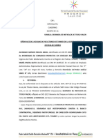 Demanda de Ineficacia de Titulo Valor Tumbes