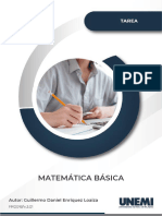 Matemática Básica: Autor: Guillermo Daniel Enríquez Loaiza