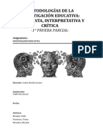 1°prueba Parcial - Investigación Educativa