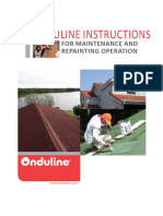 Maintenance Instructions Onduline