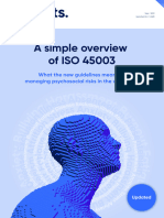 A Simple Overview of ISO 45003 - Updated On Oct23