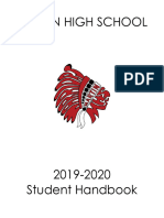 2019 2020 Student Handbook