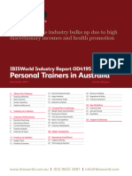 OD4195 Personal Trainers in Australia Industry Report