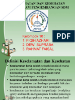 Kesehatan & Keselamatan SDM