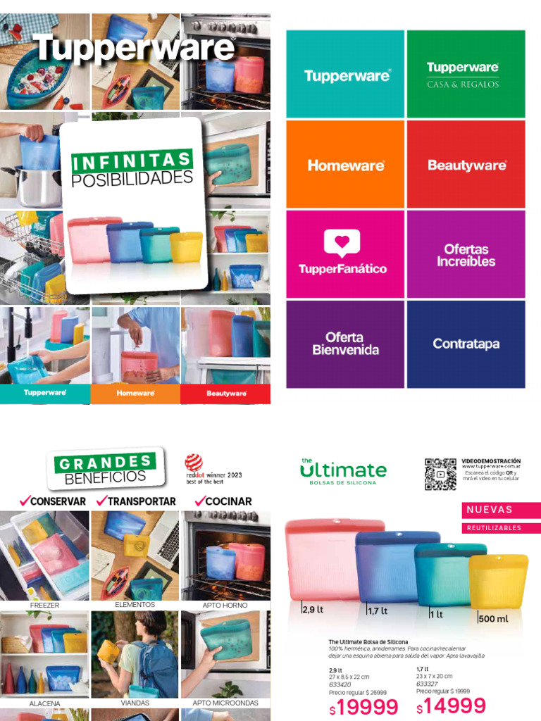 Beneficios y Precios de Tupperware 2018 | PDF | Comida y bebida