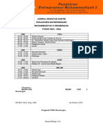 Jadwal Kegiatan Santri