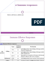 Effector Immune Responses: Click To Edit Master Subtitle Style