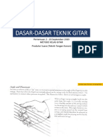 Pertemuan 2 - Tugas Penerapan Dasar-Dasar Teknik Gitar. 20 September 2023