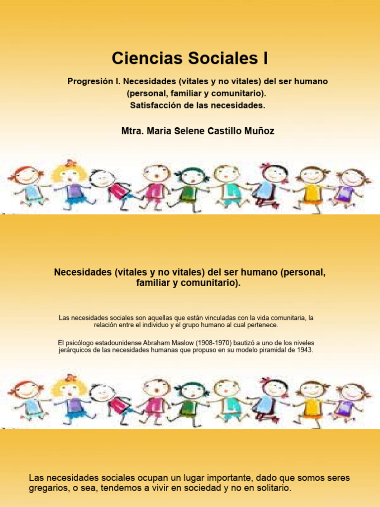 Progresión 1. Ciencias Sociales I | PDF | Ciencia y matemáticas
