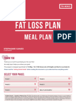 Meal Plan For Fat Loss (70-80kg)