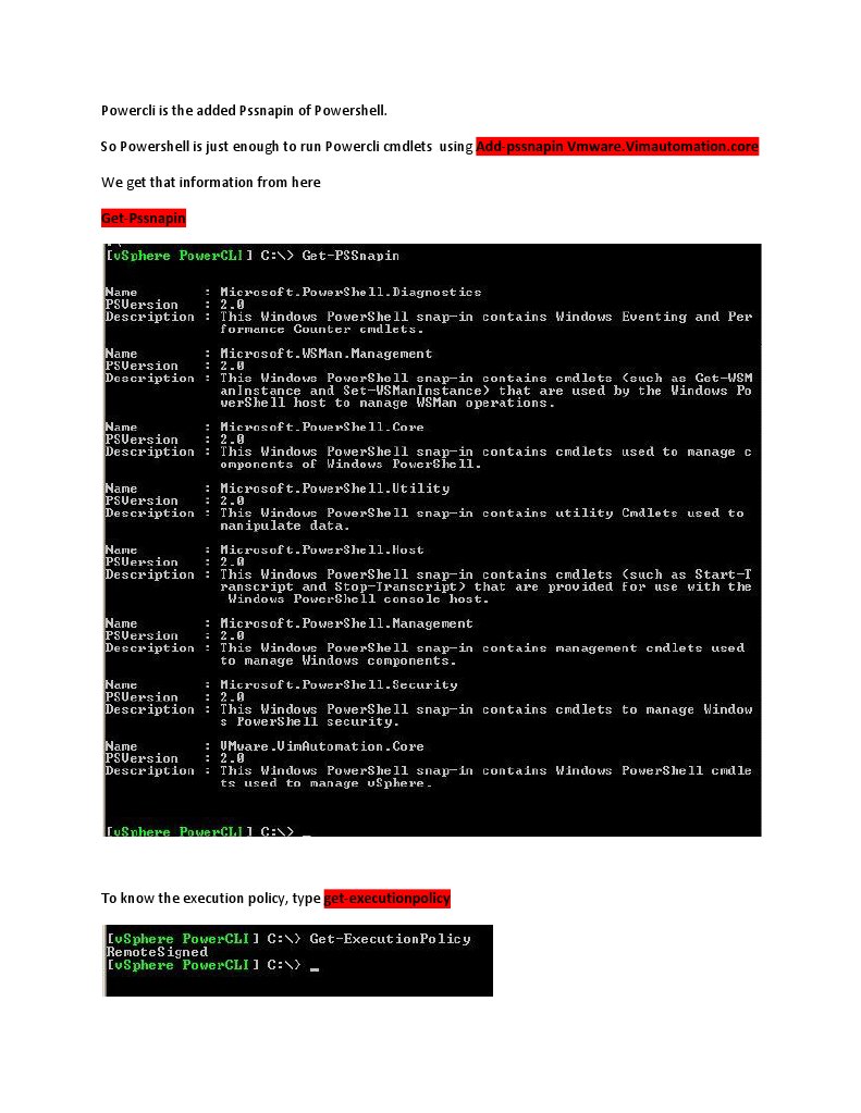 PowerCLI Execution Policy Guide | PDF | Business | Computers