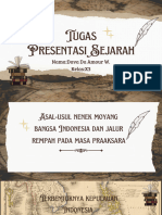 Coklat Dan Putih Klasik Tugas Sejarah Presentasi