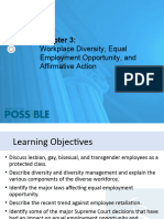 CHAPTER 3 Workplace Diversity, Equal Employment Opportunity, and Affirmative Action
