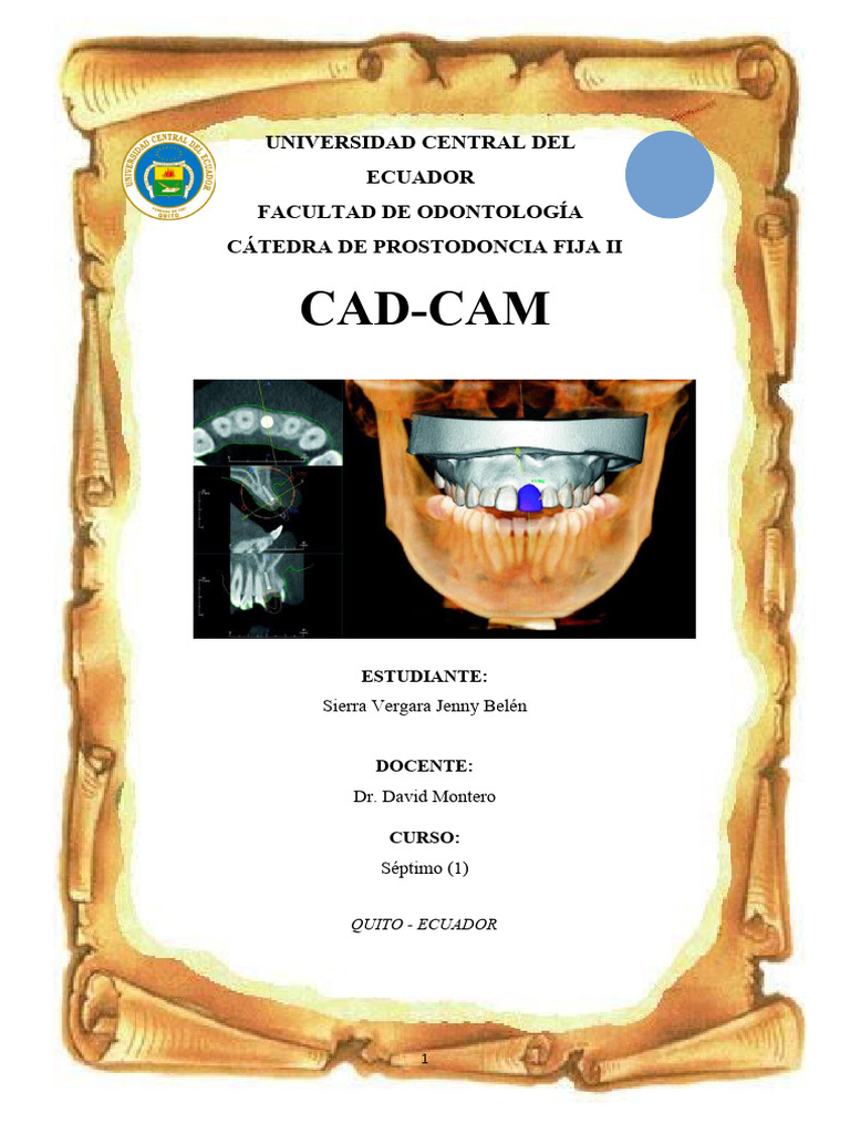 Introducción al CAD-CAM Dental | PDF | Dentadura postiza | Cerámica
