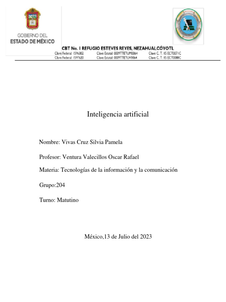 Inteligencia Artificial | PDF | Inteligencia artificial | Inteligencia ...