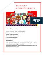 Proyecto Día Cancion Criolla 2023