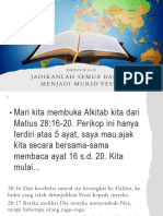 Jadikanlah Semua Bangsa Menjadi Murid Yesus