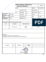Gearcase Material Certificate & Leak Test Certificate: GMV/14062023/01 M/S.PT - Rexline Engineering