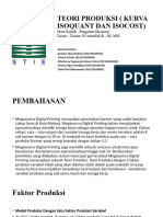 Teori Produksi (Kurva Isoquant Dan Isocost)