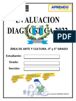 Ficha de Evaluación 01 Arte y Cultura 4° y 5° Grado 2022