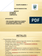 Metales_presentacion_w03 Equipo 1 Examen