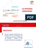 Sesión 14 - PPT La Integral Indefinida